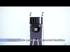 Pionowa bezbolesna maszyna sopranowa do depilacji laserowej o potrójnej długości fali